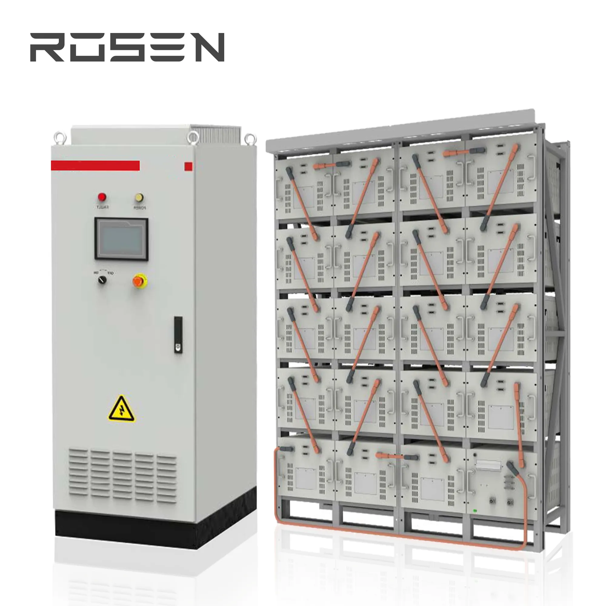 Rosen ESS Battery Storage System 50KW Hybrid System Off Grid On Grid Solar Power Generators for Factory UPS