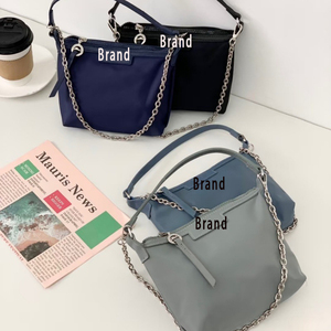 Bolso de Hombro Tipo Cubo de Diseño Novedoso y Popular para Mujer, con Cremallera Metálica, Versátil, de Moda Long-xiang, Sencillo y de Mano - Product Image 3