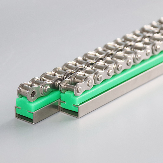 Wear Resistance UHMW-PE Plastic Roller Chain Guides for Conveyor