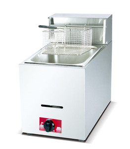 Rổ Đôi Để Bàn Thương Mại Máy Chiên Sâu Bằng Ga 6L + 6L Máy Làm Khoai Tây Chiên Sâu Đồ Ăn Nhanh KFC Đã Qua Sử Dụng - Product Image 2