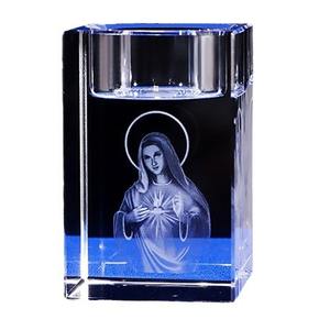 Honneur de cristal cristal <span class=keywords><strong>verre</strong></span> bougeoir usine à la main chauffe-plat 3d gravé personnaliser cristal bougeoir - Product Image 5