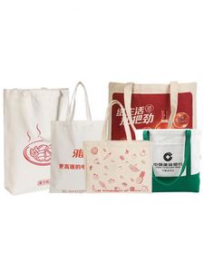 Bolsa de Compras Reutilizable de Tela Muselina Original, Bolsas de Lona de Algodón de 16 oz con Logotipo Impreso Personalizado para Mujer, Bolsa de Playa - Product Image 2