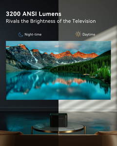 NBL New Dangbei <strong>Mars</strong> <strong>Pro</strong>-<strong>3</strong> 4K DLP Digital Mini Portable Projector Home Cinema Beamer Ultra Short Throw Laser Android 9 HIFI - Product Image 3