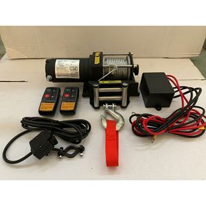 Cabrestante Eléctrico 12V con Cable de Acero de 8mm, Montaje Atornillable, Control Remoto Inalámbrico para ATV y UTV - Product Image 1