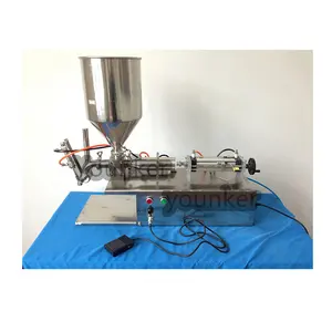 Knopf-Typ kann mit der automatischen Quantitativen Abfüllmaschine für Kuchen-Überzug Saft abfüllmaschine festgelegt werden