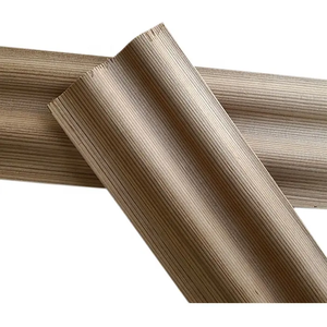 Tête <span class=keywords><strong>de</strong></span> <span class=keywords><strong>lit</strong></span> écologique Revêtement décoratif en <span class=keywords><strong>bois</strong></span> Panneau mural intérieur en papier peint 3d Wave - Product Image 4