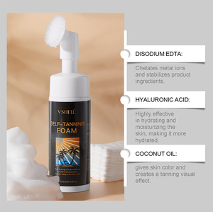 Crème <span class=keywords><strong>Autobronzante</strong></span> Végane aux Herbes pour le Corps, Teinte Moyenne, <span class=keywords><strong>Hydratante</strong></span> et Nourrissante - Product Image 6