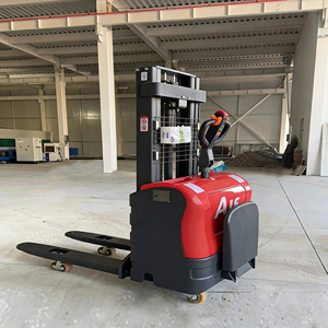 <strong>1</strong>.5 <strong>Ton</strong> Hydraulic Electric Pallet Stacker Jack Electric Warehouse <strong>Forklift</strong> Reach Loader <strong>Forklift</strong> For Factory Unloading - Product Image 4