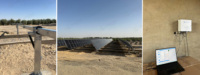 Système de suivi solaire à un axe avec portée de suivi de 60 degrés, support de montage automatique pour panneaux solaires, 90 modules, galvanisé à chaud