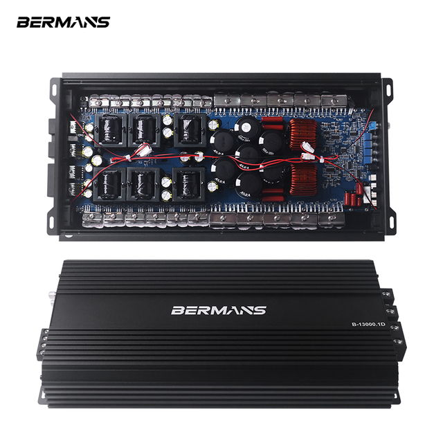 Big Power13000Wrms Class D 1 Brazilian Style MonoBlock Car Amplifier Equipped with Wired Remote for Car Audio