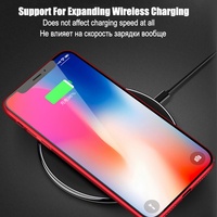 Coque antichoc en PC pour XR/XS/XS Max avec sac OPP, toucher lisse