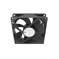 WELLSUNFAN kipas pendingin aksial, DC 92x92x25mm kinerja tinggi untuk komputer, server & kontrol kabinet Pwm 4pin, pendingin Radiator