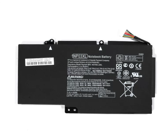 NP03XL Battery for HP Pavilion Envy X360 13-A010DX HSTNN-LB6L 761230-005 13-b116TU TPN-Q146 Q147 Q148 Q149 11.4V 43WH 3700mAh