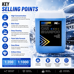 Shampooing auto haute concentration 20L, cire liquide pour le nettoyage rapide des surfaces de voiture, <span class=keywords><strong>produit</strong></span> <span class=keywords><strong>d</strong></span>'<span class=keywords><strong>entretien</strong></span>. - Product Image 4