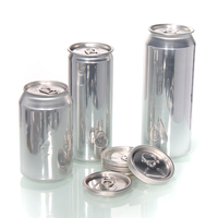 Boîtes de bière et de cola en aluminium cylindriques imprimées sur mesure, 180 ml, 200 ml, 250 ml, 330 ml, en vrac