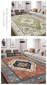 <span class=keywords><strong>Tapis</strong></span> d'intérieur vintage bohème, pliable, léger, sans rétrécissement, bonne isolation <span class=keywords><strong>thermique</strong></span>, lavable en machine, design de qualité. - Product Image 5