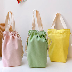 Sacs en toile écologique imprimés en coton et lin avec cordon de serrage, emballage cadeau, sac anti-poussière avec cordon de serrage, impression personnalisée du logo - Product Image 2