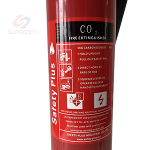 เครื่องดับเพลิงรถยนต์แบบผงแห้ง CO2เหล็กอัลลอยน้ำหนัก5กก. ได้รับการรับรองจาก CE - Product Image 2