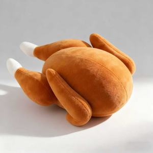 Peluche de Pavo <span class=keywords><strong>Asado</strong></span> Navideño Personalizado, Mascota de Peluche de Pavo <span class=keywords><strong>Asado</strong></span>, Juguete de Peluche Suave y Lindo, Regalo de Acción de Gracias para Familiares y <span class=keywords><strong>Amigos</strong></span> - Product Image 1