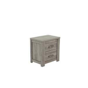 Table de chevet traditionnelle de luxe DB en chêne gris clair Table d'appoint en bois massif pour chambre à coucher meubles de maison - Product Image 6