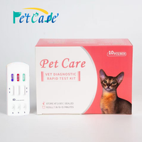 Prueba de Detección de Enfermedades Virales en Gatos, Prueba de Sangre para la Leucemia Felina (FeLV) y Kit de Prueba Rápida para el VIH Felino