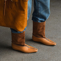 Nouvelles Bottes Quotidiennes pour Femmes 2026 – Design Carré, Matériaux Doux, Semelle Intérieure Confortable, Faciles à Enfiler