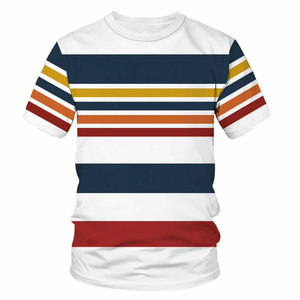 Tùy Chỉnh Trống Người Đàn Ông Của Ngắn Tay Áo Thường Xuyên Phù Hợp Dệt Kim 100% Polyester T-<span class=keywords><strong>Shirt</strong></span> - Product Image 3