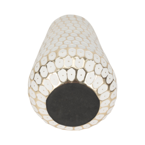 Vaso in metallo conico con motivo geometrico per decorazioni per la casa, camera da letto, ufficio, tavolo - Product Image 6