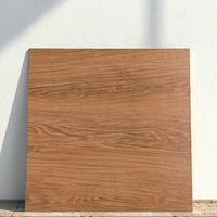 600x600mm Rouge Brun en Stock Promotion Antique Mat Grain de Bois Marbre Inspiré Sol Mur Texturé Antidérapant Porcelaine Carreaux