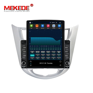 MEKEDE Tesla Android 9 1 + 16 Gam Quad Core Car <span class=keywords><strong>DVD</strong></span> Player Cho Hyundai <span class=keywords><strong>Solaris</strong></span> Giọng Verna Đài Phát Thanh Stereo Âm Thanh <span class=keywords><strong>GPS</strong></span> WIFI - Product Image 5