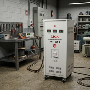 Régulateur de tension automatique triphasé haute efficacité 30 kVA SH3-30KII pour la protection des appareils électroniques - Product Image 6