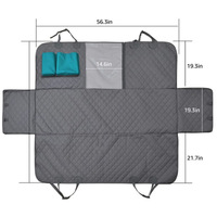 Tapis de voiture pour animaux de compagnie, imperméable, anti-salissure, pour siège arrière, housse de siège de voiture pour chiens