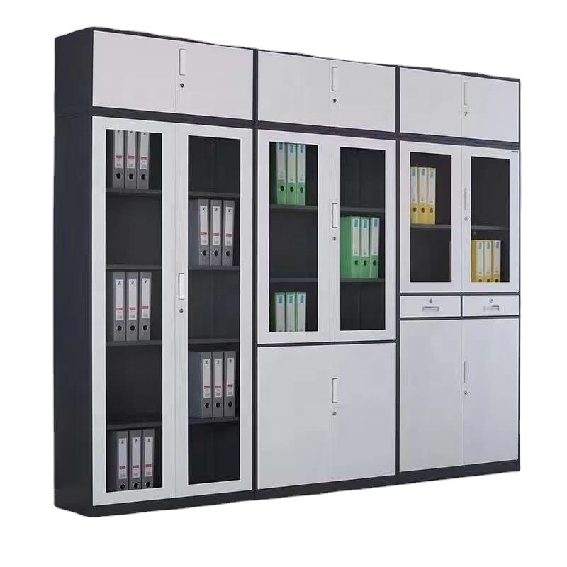 Office multi-functional combination file cabinet bookcase information cabinet Metal office furniture