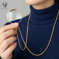 Collier Loupe Vintage en Alliage avec Chaîne Longue de 90 cm, Pendentif Monocle de Lecture Fonctionnel, Vente en Gros