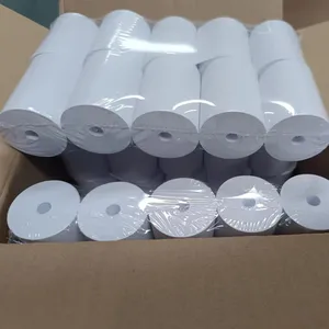 Hochwertiges Thermopapier mit glattem Druck 57*50 kernlose Registrier kasse Jumbo Roll