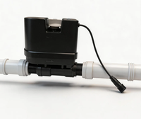 Détecteur d'alarme de fuite d'eau WiFi Tuya LD2602PL-LB avec arrêt automatique, capteur de débit et vanne d'eau étanche Lora