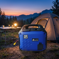 Leiser, Geräuscharmer, Energiesparender und Verbrauchsarmer 12V/24V Kompakter, Platzsparender Mini-Benzingenerator