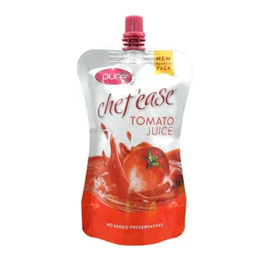 250ml Spout Pouch Sauce Juice Drink Spice Liquid Packaging Liquid Doypack Pouch Spout Pouch Bag With Spout