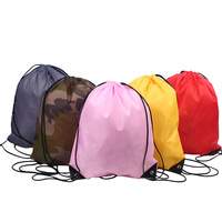 Sac à cordon en polyester pour la salle de sport, les sports de plein air, le camping, design en néoprène multicolore avec logo personnalisé