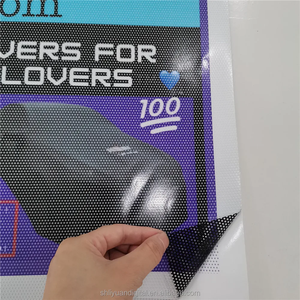 Autocollant en vinyle perforé amovible, vision unidirectionnelle, impression personnalisée pour verre de bureau et résidentiel |   Directement de l'usine - Product Image 4