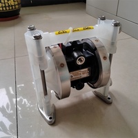 Pompe à diaphragme pneumatique Verderair VA10PPPPTFTF, pompe chimique auto-amorçante sèche de petite taille pour applications industrielles