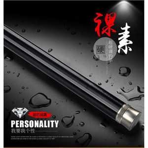 คันเบ็ดตกปลาแบบยืดหดได้ Black Stick ขนาด 3.6-7.2 เมตร แอคชั่น 28  น้ำหนักเบาพิเศษ แข็งแรงพิเศษ สำหรับตกปลาในน้ำจืด แม่น้ำ ไต้หวัน - Product Image 4