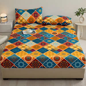 <span class=keywords><strong>Drap</strong></span> <span class=keywords><strong>Housse</strong></span> Protecteur de Matelas Microfibre Lavable Anti-Poussière Multi-Tailles pour Usage Domestique, Collection Africa - Product Image 6