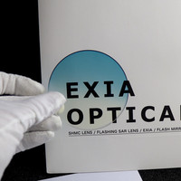 Lentes para Gafas de Sol EXIA M10B 1.61 SHMC MR-8 Material de Poliuretano Anti Impacto UV400 Revestimiento Azul