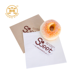 Bolsa de papel abierta doble personalizada papel para llevar a prueba de grasa perro caliente hamburguesa sándwich bolsa de papel de embalaje Kraft - Product Image 6