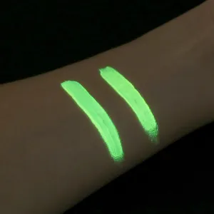 Couleur fluorescente uv 3g, fournitures de peinture de visage, professionnelles à base d'eau, brillent dans l'obscurité