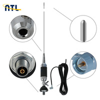 Antena seluler cambuk baja pabrik 27mhz untuk mobil Model ATL-73 merek ATL untuk komunikasi seluler atau Dekorasi