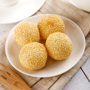Snack palla di sesamo cibo dolce con pasta di fagioli rossi presa di fabbrica borsa cinese confezione commestibile Handan <span class=keywords><strong>dolci</strong></span> congelati 20g - Product Image 5