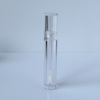 Couvercle personnalisé en plastique ABS le plus vendu pour contenants de brillant à lèvres avec étiquette privée OEM et impression sérigraphique pour utilisation avec du blush
