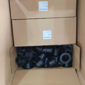 Raccords électriques UL homologués en PP noir non métallique de 1/2 pouce, type conduit ENT, à extrémité courte et plate, pour la construction de dalles en béton - Product Image 4